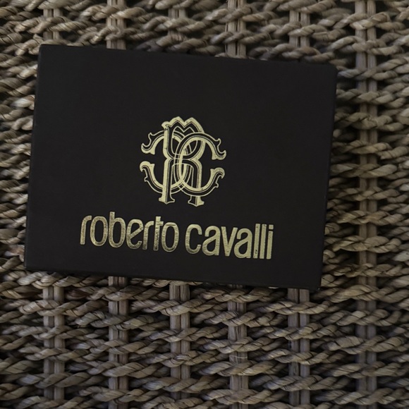 Roberto Cavalli Other - Roberto Cavalli Black Wallet with card slots